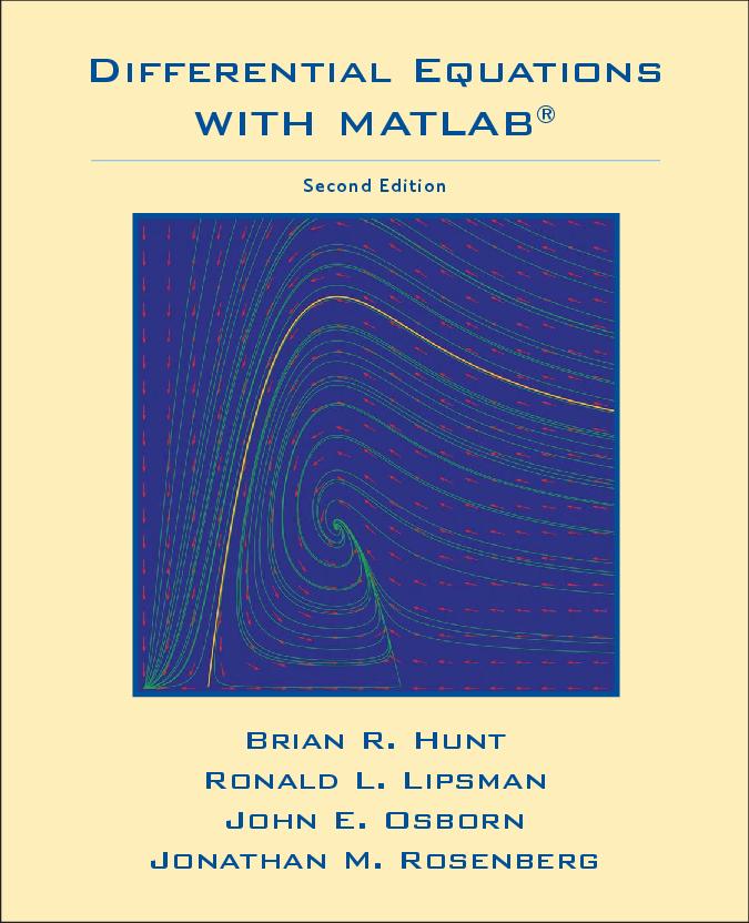 Diffeial Equations With Matlab Contents Diffeial Equations With Matlab 2nd Edition