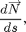 $$ \frac{d \overrightarrow N}{ds}, $$