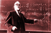 Norbert Wiener at the board