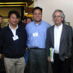 With Xu-Dong Liu (1962-2005), Gui Chen Cheng, Stan Osher, Chi-Wang Shu, UCLA, April 2002