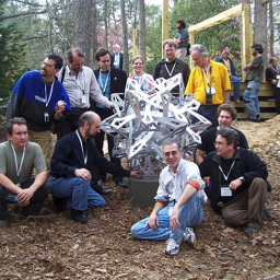 Sculpture Construction in the Gathering for Gardner 8 meeting, Atlanta, March 2008
