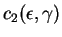 $ c_2(\epsilon,\gamma)$