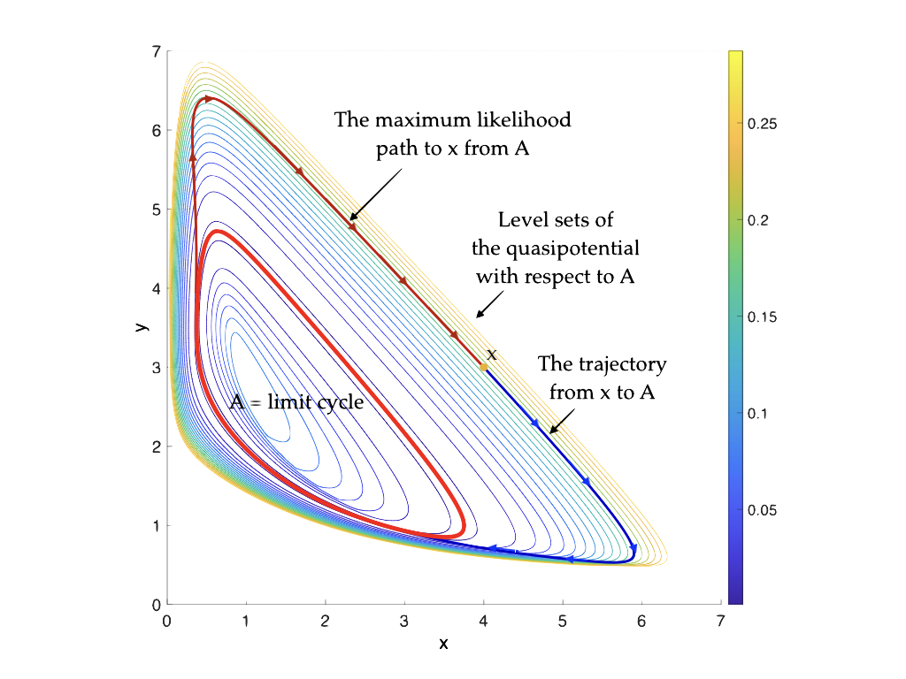 Quasipotential for Brusselator