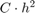 $C\cdot h^2$