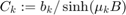 $C_k:=b_k/\sinh(\mu_k B)$