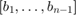 $[b_1,\ldots,b_{n-1}]$